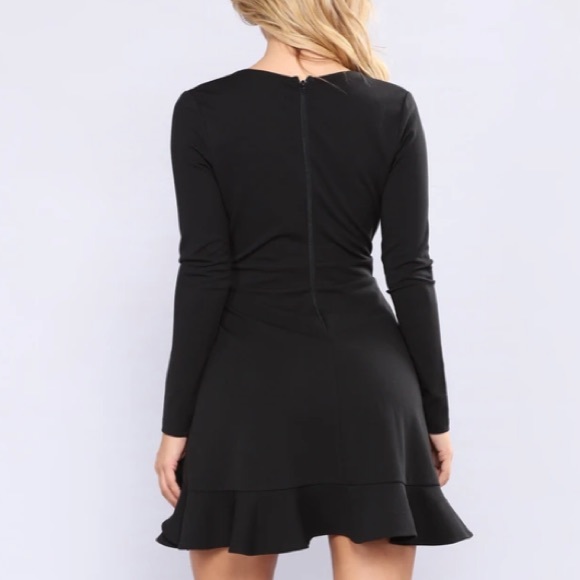 Fashion Nova- Delicacy Ruffle Dress - Picture 2 of 7